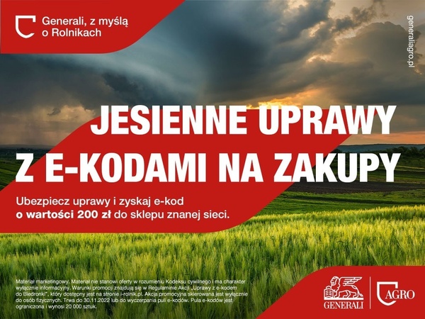 Jesienny sezon ubezpieczania upraw rolnych